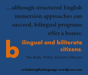 bilingual biliterate