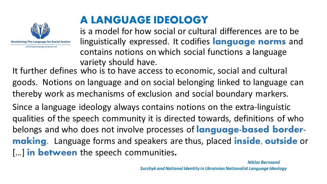 Language Ideology slide